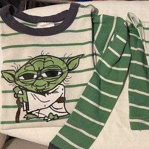 Hanna Andersson Yoda L/S Pajamas - Size 130 (8)